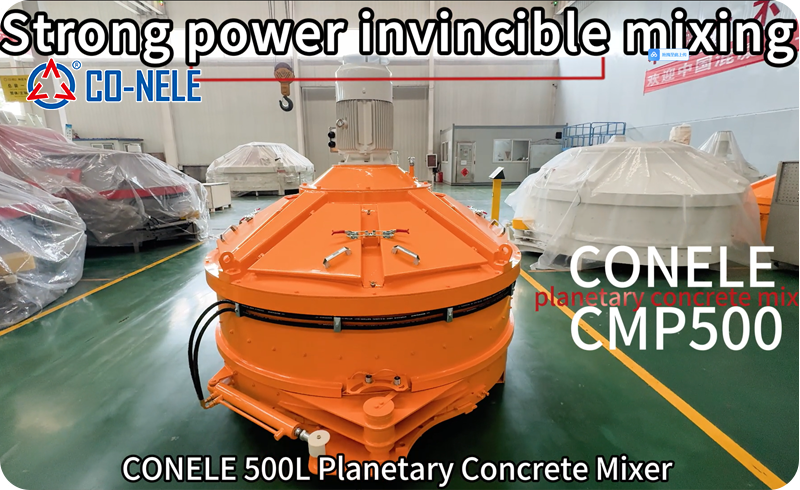 planetary concrete mixer for UHPC mixing